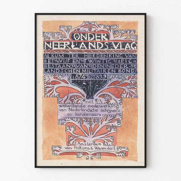 Historisches Gedenkposter Onder Neerlands Vlag – Historische Wanddekoration