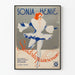 Vintage-Poster von Sonja Henie, Eiskunstläuferin