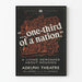 Vintage-Poster 'One Third of a Nation' – Wanddekoration für das amerikanische Theater