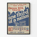 Vintage-Poster 'One Third of a Nation' – Wanddekoration Theater WPA Oregon