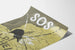 Vintage-Poster SOS Hilfe mit Illustration eines Schiffes im Sturm