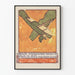 Vintage-Poster Flugzeug Fokker Eendekker Wanddekoration