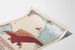 Vintage-Poster Fokker Flugzeuge mit fliegendem Adler