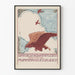 Vintage-Poster Fokker Flugzeuge mit fliegendem Adler