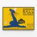 Vintage-Poster Opernhaus im Zoo – Künstlerische Wanddekoration — gerahmtes Bild an der Wand