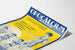 Vintage-Poster Opocalcium - Retro-Wanddekoration Vitamin D