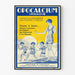Vintage-Poster Opocalcium - Retro-Wanddekoration Vitamin D