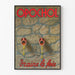Vintage-Werbeplakat Opochol Entgiftet die Leber
