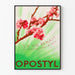 Vintage-Poster Blumenmeer Das Leben erblüht neu durch Opostyl