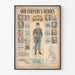 Vintage-Poster Unsere Helden des Landes - Historische Wanddekoration