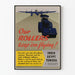 Vintage-Poster Our Rollers Keep 'Em Flying - Luftfahrtdekoration für die Wand