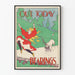 Vintage-Poster Out Today Bearings für Wanddekoration