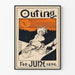 Vintage-Poster Ausflug Fahrrad Juni 1896