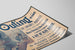 Vintage-Poster Outing for October – Natur- und Abenteuer-Wanddekoration — Ansicht des Kunstwerks
