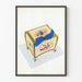 Vintage-Poster Dekoratives Set mit Blauem Band Artem Legrand