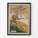 Vintage-Poster Over The Top Goes Sammy - Militärischer Wanddekoration