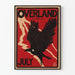 Dekoratives Poster Overland Juli mit fliegendem Adler