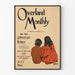Vintage-Poster Overland Monthly 1895 – Retro-Wanddekoration