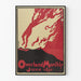Vintage-Poster Overland Monthly Juni 1895 - Retro-Vulkanische Wanddekoration