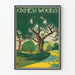 Dekoratives Poster Oxhey Woods Stil Vintage