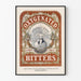 Vintage-Poster Sauerstoffiertes Bitters Heilmittel gegen Fieber und Asthma