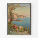 Vintage-Poster Beaulieu-sur-Mer zwischen Nizza und Monte Carlo