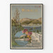 Vintage-Wanddekoration Poster Monaco Bäder am Meer