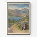 Vintage-Poster vom Lac d'Annecy P.L.M. Wanddekoration