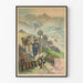 Vintage-Poster Pelvoux: Bergwanderung und alpine Natur