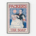 Vintage-Poster Tar Soap für Badezimmer und Friseursalon