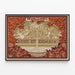 Vintage-Poster Herbstseiten – Gestern und Morgen — gerahmtes Bild an der Wand