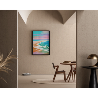 Tableau Coloré – Vagues Pastel
