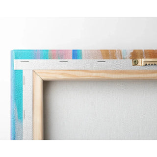 Tableau Coloré – Vagues Pastel