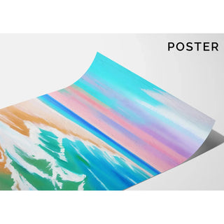 Tableau Coloré – Vagues Pastel