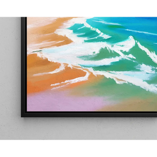 Tableau Coloré – Vagues Pastel