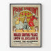Vintage-Poster des Palais des Rollschuhlaufens in Lwów – Retro-Wanddekoration