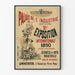 Plakat des Industriepalasts - 2. Internationale Ausstellung 1890
