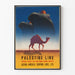 Vintage-Poster Palestine Line - Maritime Retro-Wanddekoration