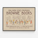 Vintage-Poster Palmer Coxs berühmte Brownie-Bücher — gerahmtes Bild an der Wand