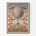 Vintage-Poster Großer Ballon Gefangen - Panorama von Paris