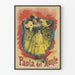 Vintage-Poster von Paola del Monte – Bunte und elegante Wanddekoration