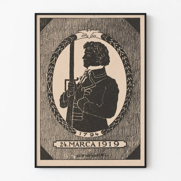 Gedenkposter zum 125. Jahrestag des Treuespruchs von Tadeusz Kościuszko