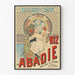 Vintage-Poster Papier à Cigarettes Riz Abadie