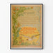 Vintage Dekorationsposter Wandtapeten Haus Livet