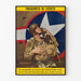 Vintage-Poster eines Fallschirmspringers der amerikanischen Armee