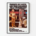 Vintage-Poster Star Wars Impfung für Kinder