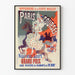 Vintage-Poster Paris Kurse Hippodrom Porte Maillot