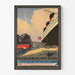 Vintage-Poster Paris-Havre-New York transatlantische Reise