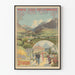 Vintage-Poster Paris Lyon Mediterranée Briançon Wanddekoration