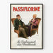 Vintage-Poster Passiflorine, das Beruhigungsmittel für ältere Menschen